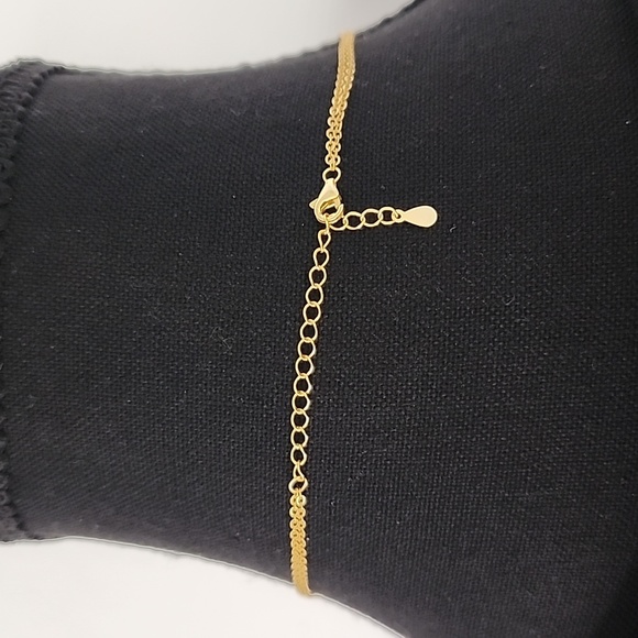 COPY - Swarovski 925 Sterling Silver Cubic Zirconia Geometric multi strand Neck… - Picture 3 of 7